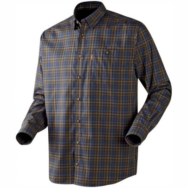 Harkila Milford Hemd Farbe Skjorte-Brown-Blue