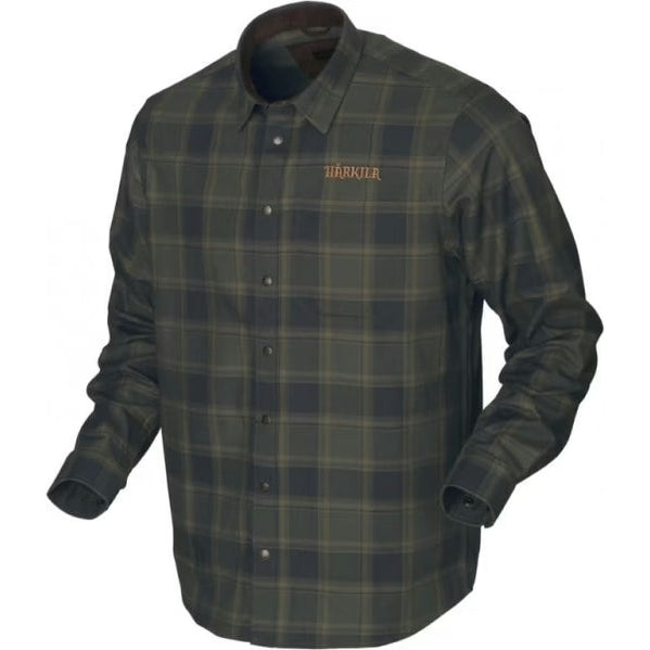 Härkila Milford-Shirt Farbe Braun / Blau