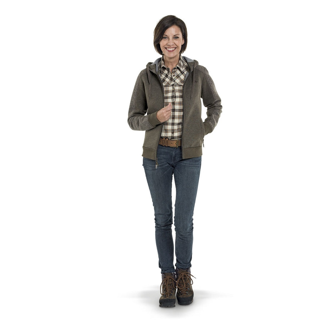 Blaser Softshell Jacke Karla braun/mélange