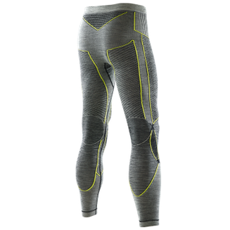 X-Bionic APANI 4.0 Merino Hose Herren, Farbe Black/Grey/Gelb