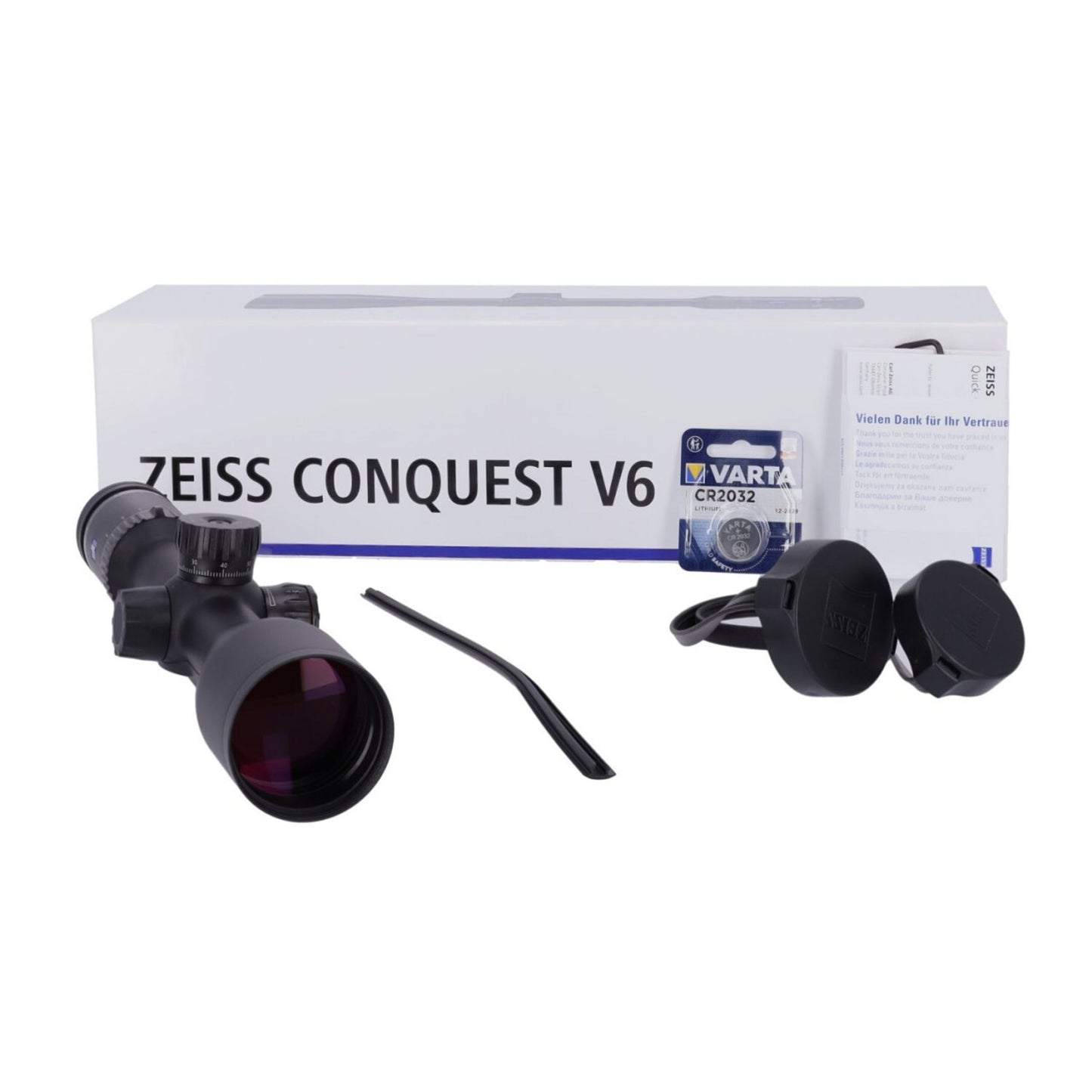 ZEISS Conquest V6 2-12x50 mit Schiene und ASV