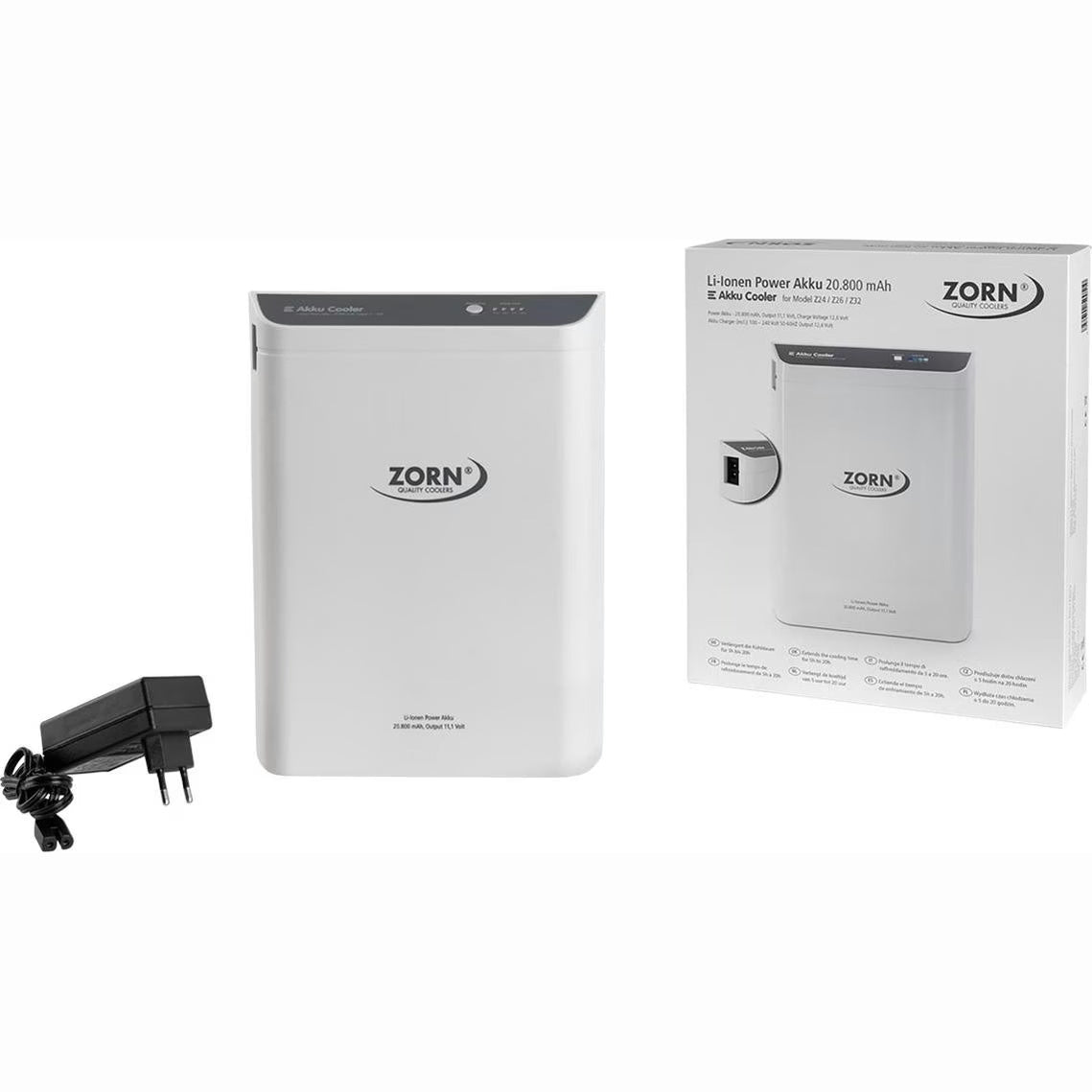 Zorn 20.800 mAh Battery, Zusatzakku