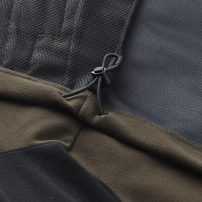 Härkila Thor Fleecejacke, Farbe Shadow Braun/Schwarz