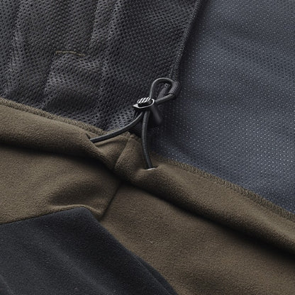 Härkila Thor Fleecejacke, Farbe Shadow Braun/Schwarz