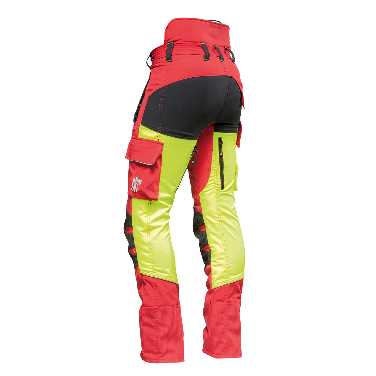 AX-MEN Schnittschutzhose Ripstop EVO, rot