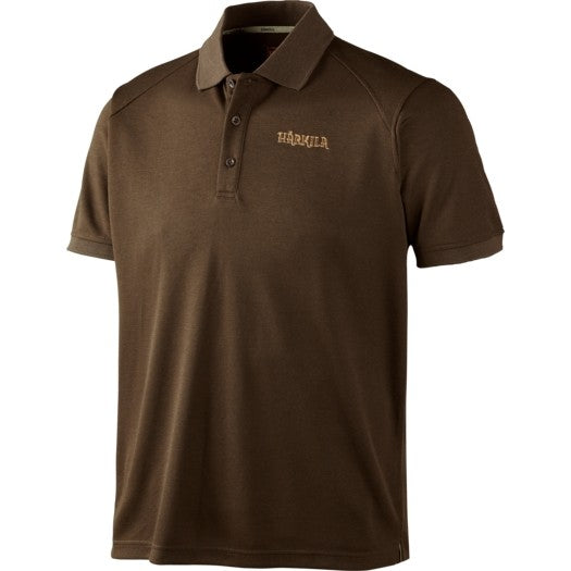 Härkila Gerit Poloshirt Herren, Farbe Demitasse Brown