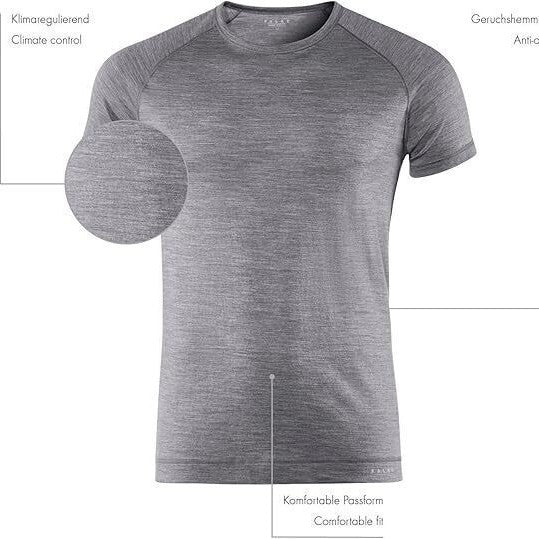 Falke T-Shirt Schwarz 3104