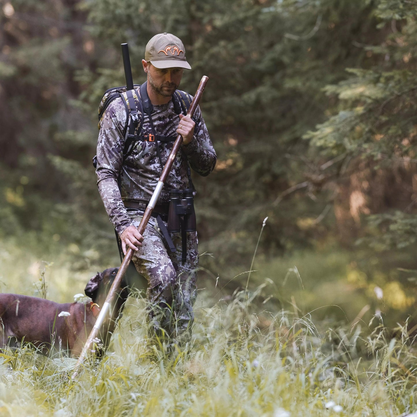 Blaser Herren Tech Langarmhemd 23 Hun Tec Camo