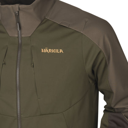 Härkila Magni Fleecejacke Herren, Farbe Willow Gree / Shadow Brown