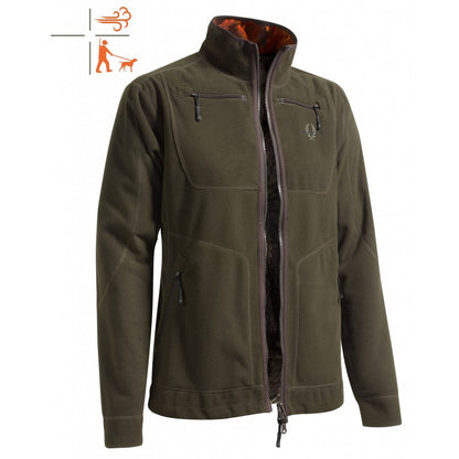 Chevalier Tornado Camo Wende-Fleecejacke Drückjagd