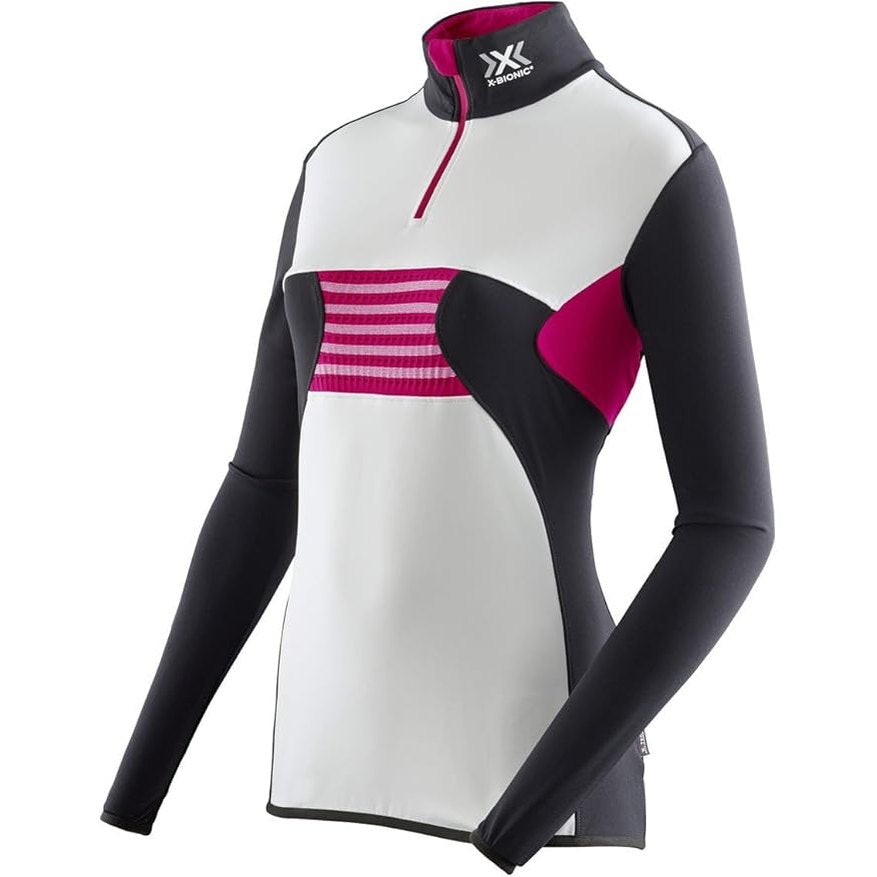 X-Bionic Erwachsene Funktionsbekleidung Ski Lady Raccoon OW 2nd Layer Zip Up