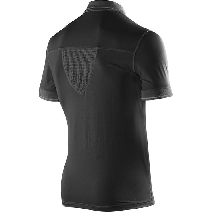 X-Bionic Travel Man OW Polo Shirt Herren Schwarz/Orange/Silbergrau