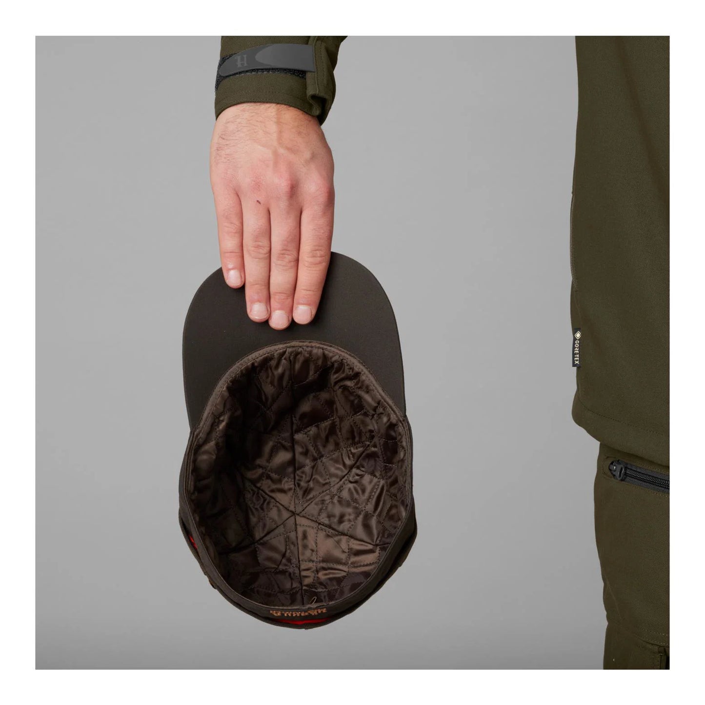 Härkila Pro Hunter GTX Reversible Cap Herren Lake Green / Orange