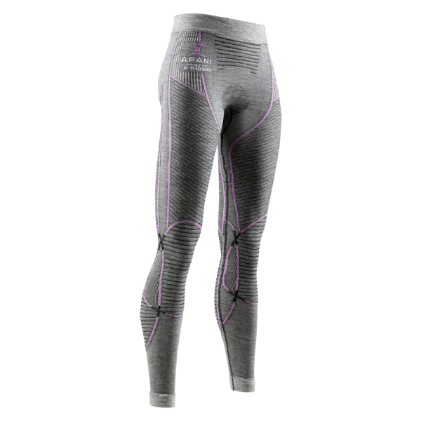 X-Bionic APANI 4.0 Merino Hose und Shirt im Set Frauen, Farbe Black/Grey/Pink