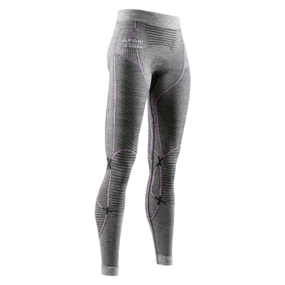 X-Bionic APANI 4.0 Merino Hose und Shirt im Set Frauen, Farbe Black/Grey/Pink