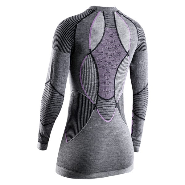 X-Bionic APANI 4.0 Merino Hose und Shirt im Set Frauen, Farbe Black/Grey/Pink