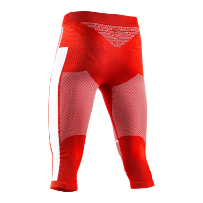 X-Bionic ENERGY ACCUMULATOR® 4.0 Unisex Unterhemd und Hose im Set SWITZERLAND, Farbe Rot/Weiss