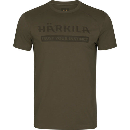 Härkila Logo T-Shirt Herren, Farbe Dark Olive