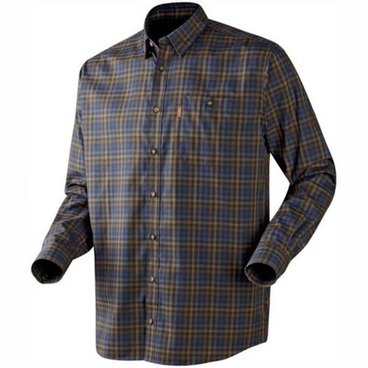 Harkila Milford Hemd Farbe Skjorte-Brown-Blue