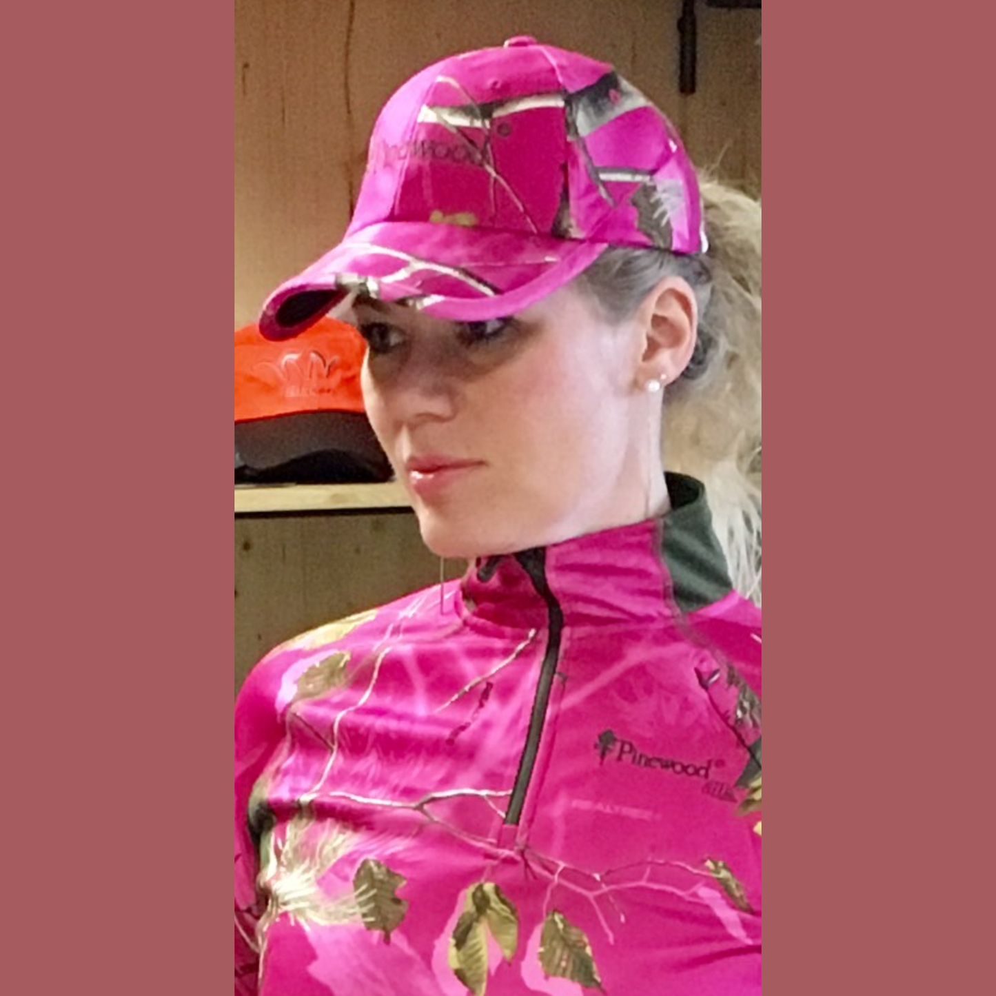 Pinewood Cap Camouflage Realtree AP Hot Pink HD