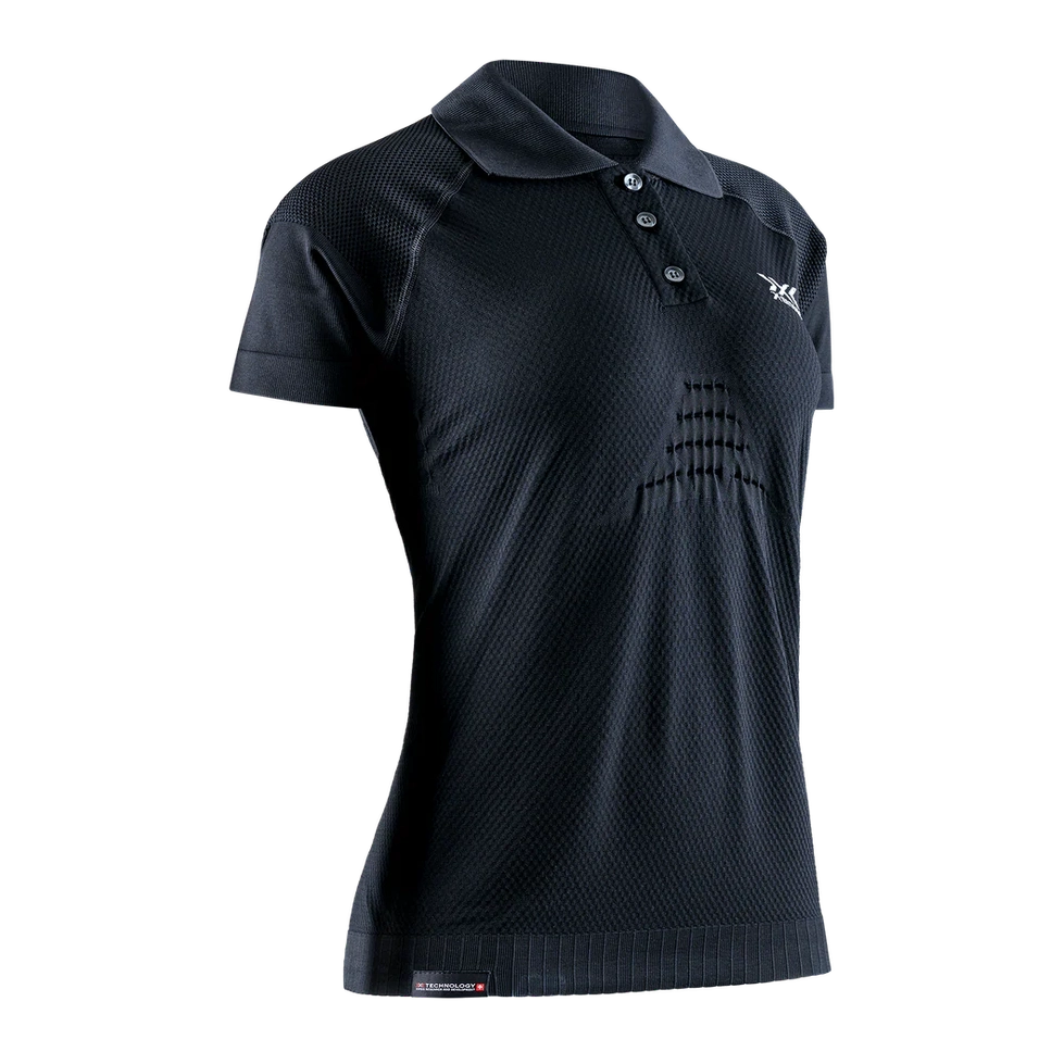 X-Bionic Frauen Functional Polo, Farben Türkis, Pink, Schwarz