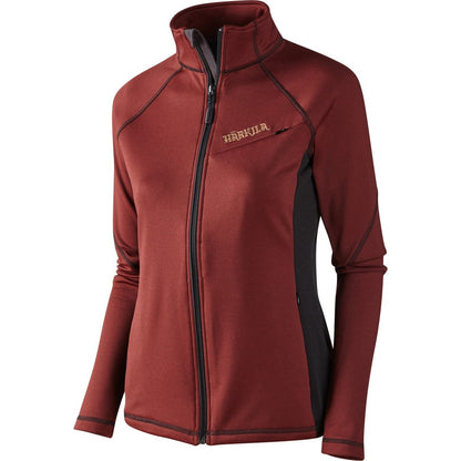 HÄRKILA Vestmar Hybrid Lady Damen Fleece Jacke Farbe Syrah Red  - Melange