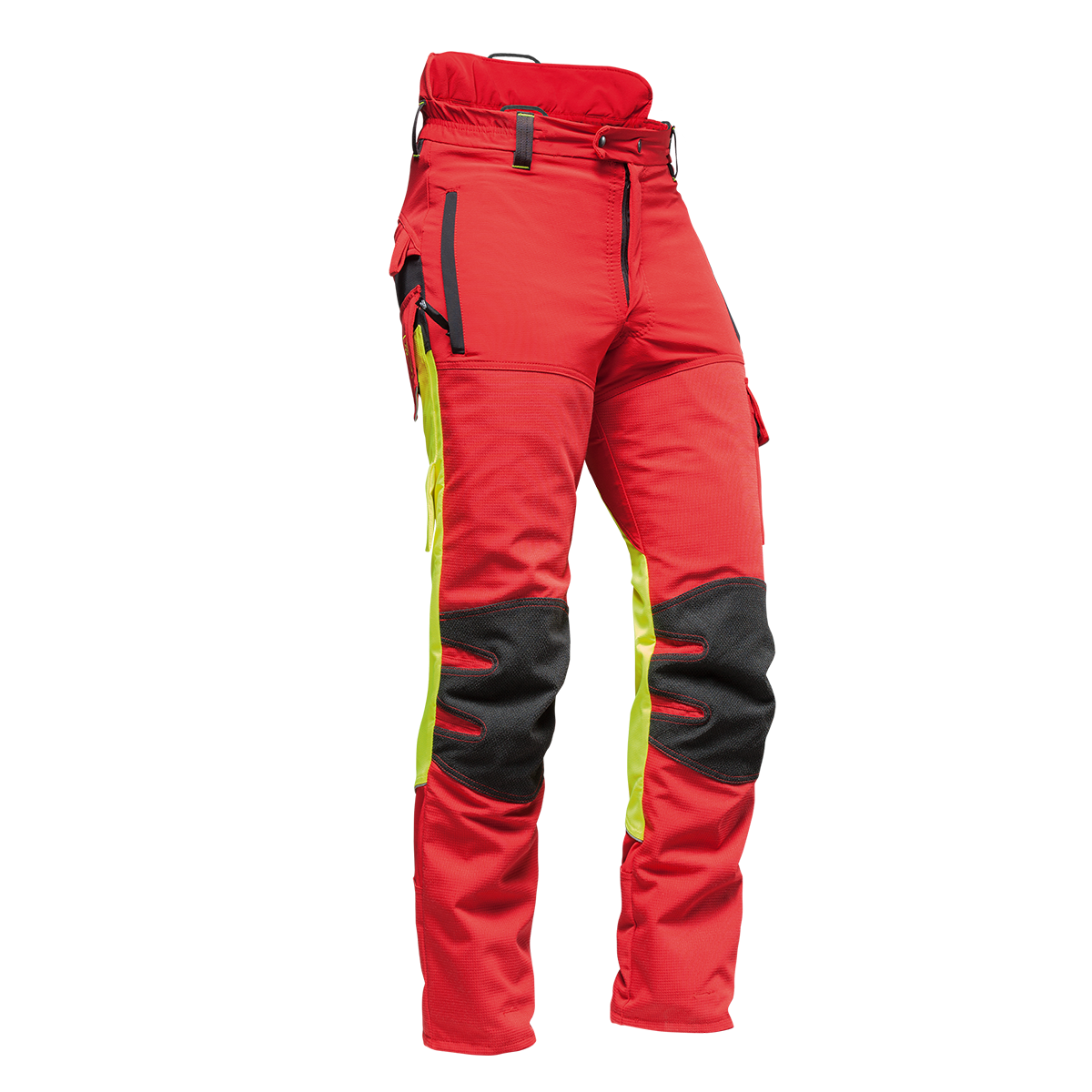 AX-MEN Schnittschutzhose Ripstop EVO, rot
