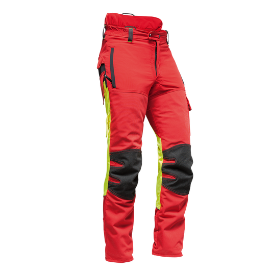 AX-MEN Schnittschutzhose Ripstop EVO, rot