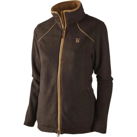 Härkila Sandhem Fleece Jacke Damen Farbe Dark Port Melange