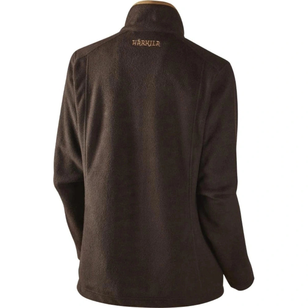 Härkila Sandhem Fleece Jacke Damen Farbe Dark Port Melange