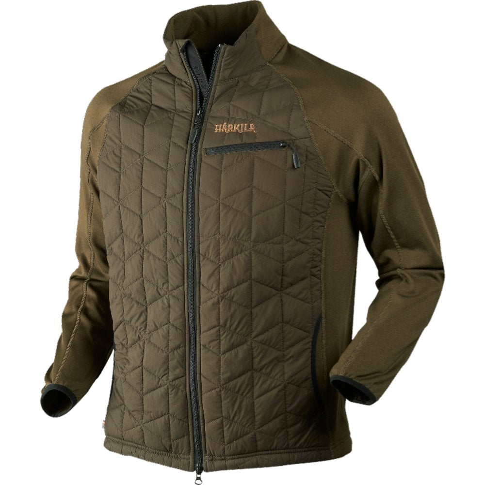 Harkila  Hjartvar für Herren, Isolierte Hybrid-Jacke Farbe Dark Rifle Green