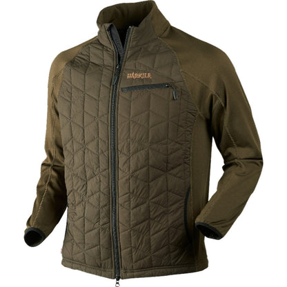 Harkila  Hjartvar für Herren, Isolierte Hybrid-Jacke Farbe Dark Rifle Green