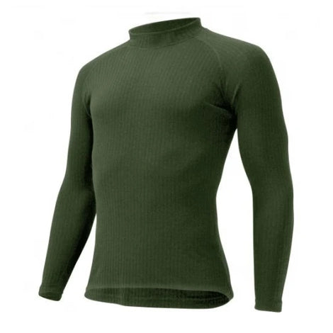 Lasting Zubr Langärmliges Merino Wolleshirt, Farbe Grün
