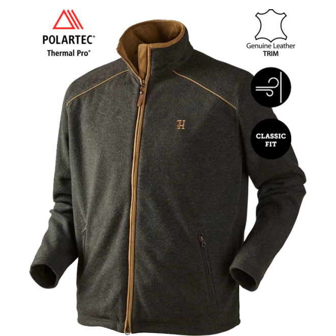 Härkila Sandhem Fleece Jacke Damen Farbe Earth Grey Melange