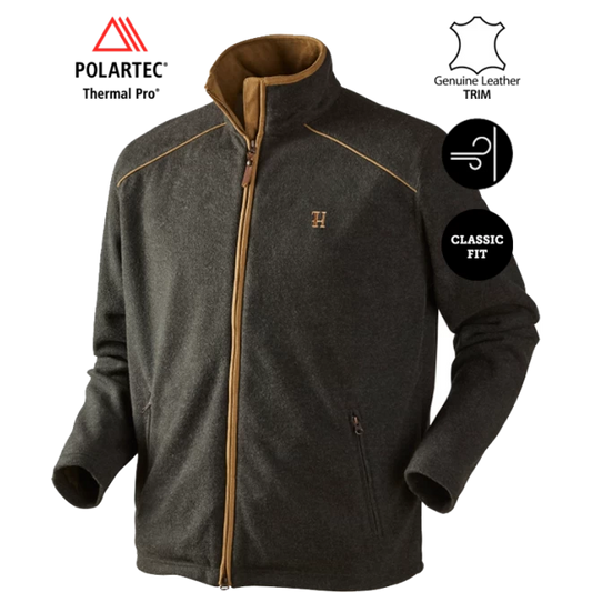Härkila Sandhem Fleece Jacke Damen Farbe Earth Grey Melange