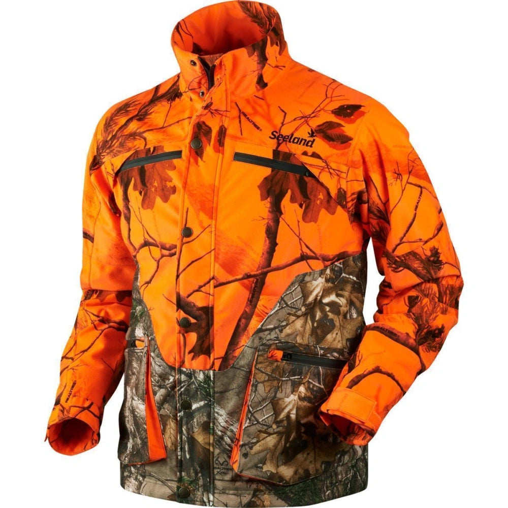 Seeland Excur Jagdjacke orange-camo