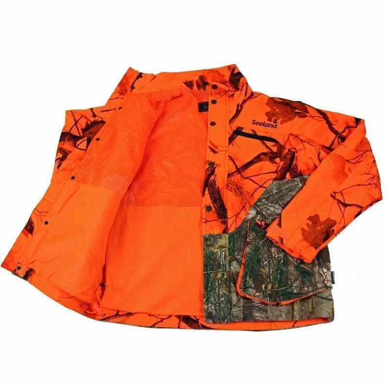 Seeland Excur Jagdjacke orange-camo