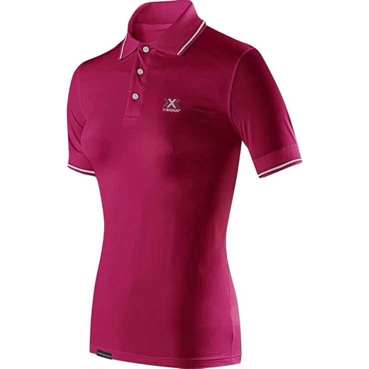 X-Bionic Frauen Functional Polo, Farben Türkis, Pink, Schwarz